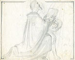 TOMMASO MINARDI, St. Mark, black chalk